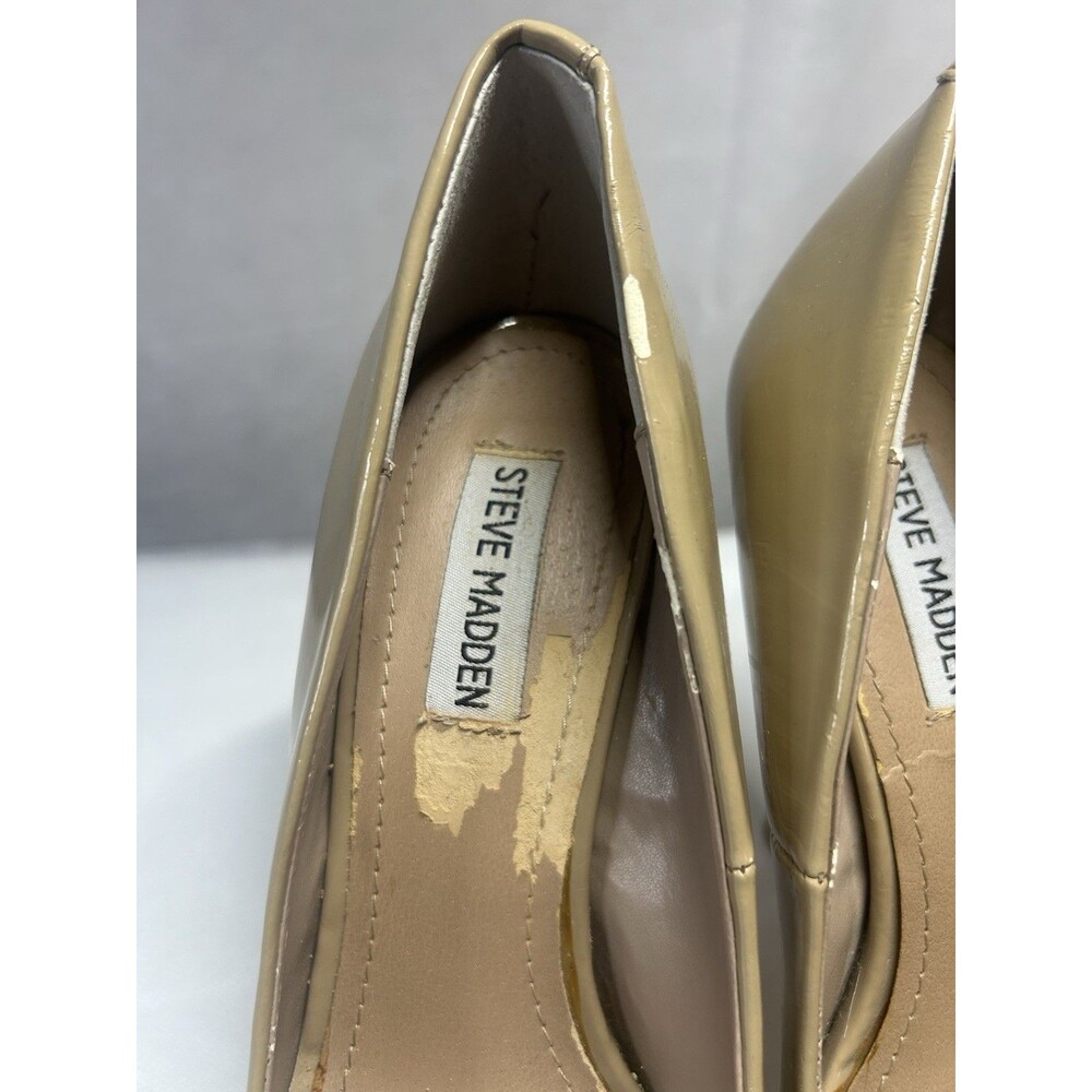 Steve Madden Theresa Heels Pumps Women’s Size 8 Beige - Picture 2 of 11